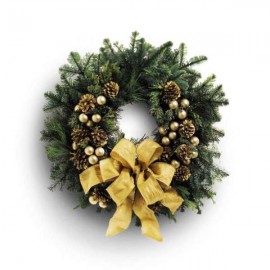 The Holiday Gold Wreath